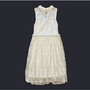 Altar’d State size small lace and pearl knee length dress